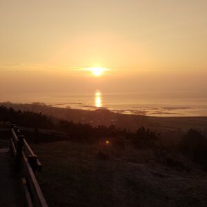 winterbeeld vanaf Vuurboetsduin